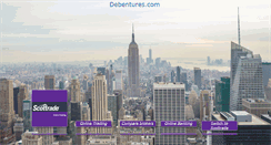 Desktop Screenshot of debentures.com